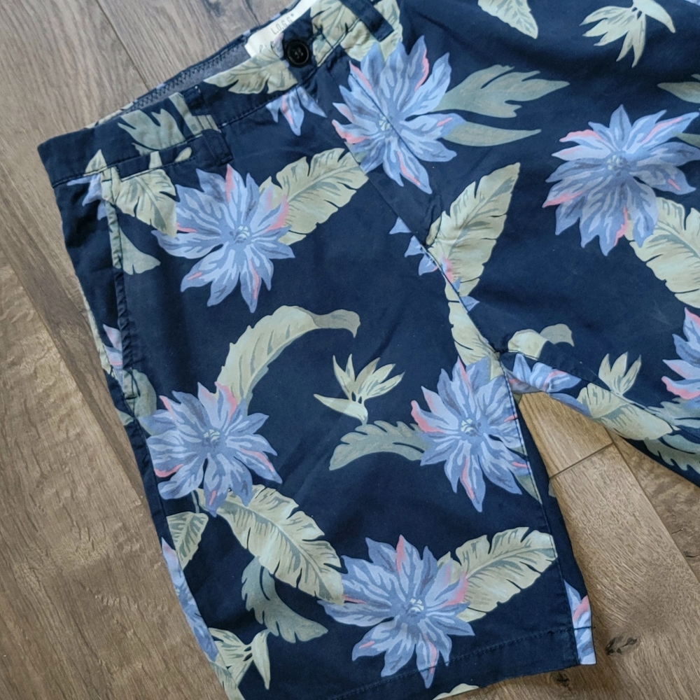 Navy Hawaian Shorts
